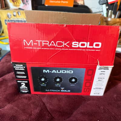 M-Audio M-Track Solo USB Audio Interface 2020 - Present - Black image 7