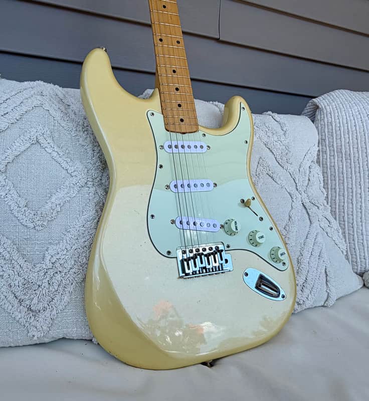 1989 Squier II Stratocaster MIK E9 | Proper Passive™ Electronics | Vintage White | Boutique image 1