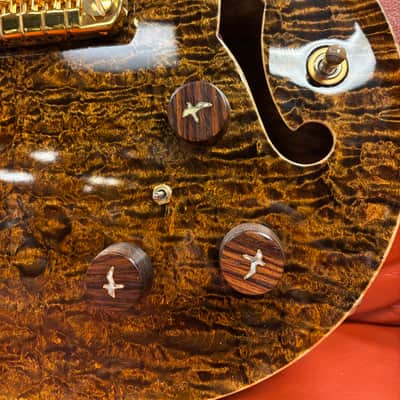 2011 PRS Private Stock Singlecut Hollowbody Bronze image 8
