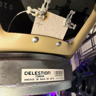 Celestion G12 Vintage 30 12" 60-Watt 8ohm Guitar Amp Speaker 2020s - White image 4
