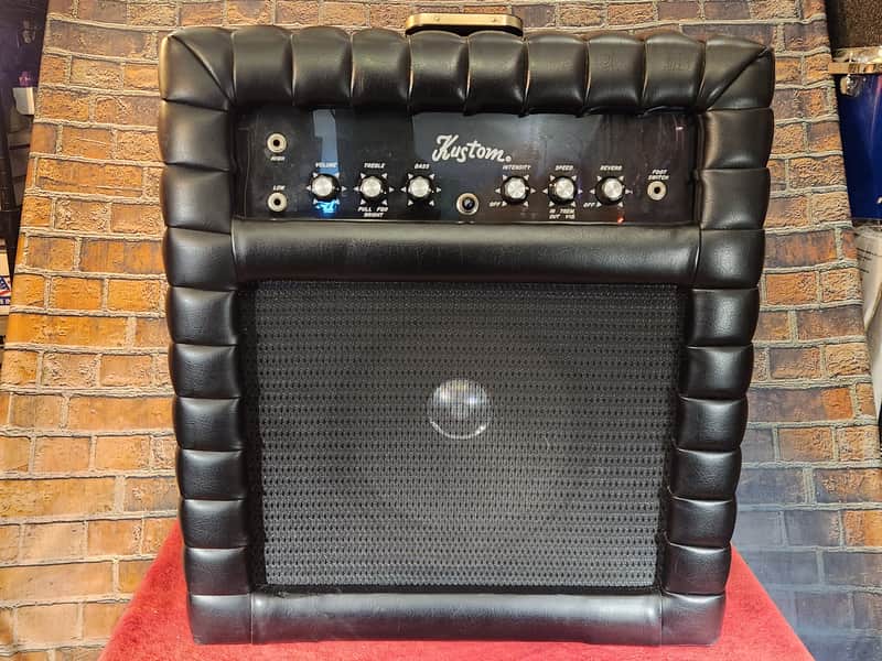 Vintage 1970s Kustom K25 C-2 1x12" Combo Black Tuck & Roll image 1