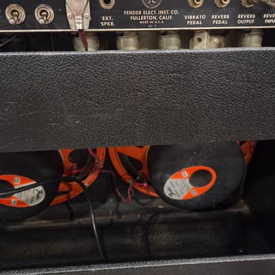 1964 Fender Twin Reverb (w/ road case) image 6