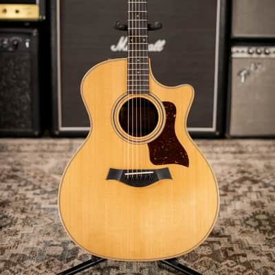 Taylor 414ce Studio Grand Auditorium Acoustic/Electric Guitar - Natural with Gig Bag image 3