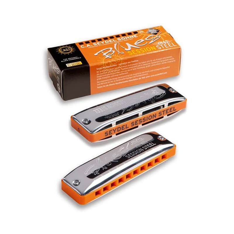 SEYDEL Blues Session Steel 20-Stimmen Low F Diatonische Mundharmonika Kunststoff Bild 1