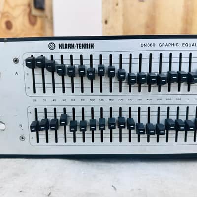Klark Teknik DN360 2-Channel 31 Band Graphic Equalizer - Tested & Working #392 image 4