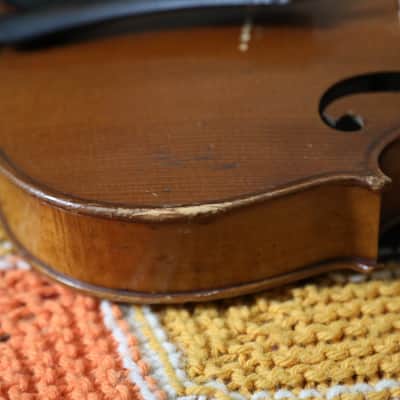 Vintage Violin with Case and Bow image 7
