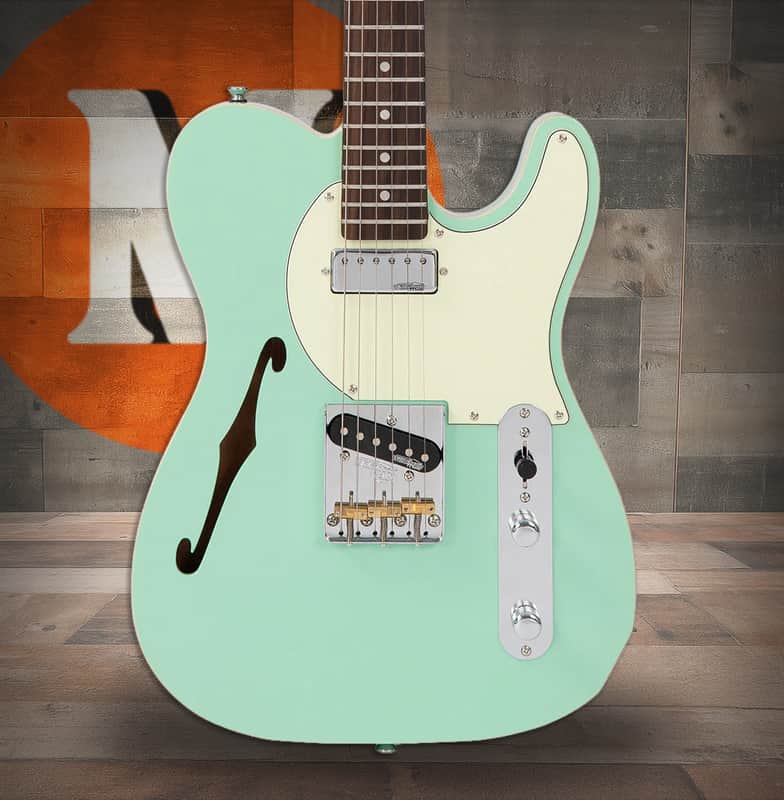 Vintage V72 ReIssued Electric Guitar - Ventura Green (V72VG) image 1