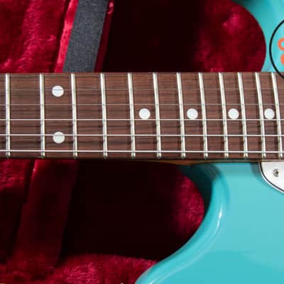 1997 Fender Japan CIJ MG66-66 ’66 Mustang Reissue California Blue w/ Tweed HSC image 5