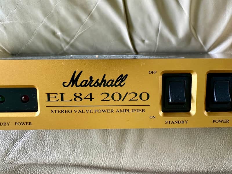 Immagine Marshall EL84 20/20 Dual Rack Power Amp 2010s - Gold - 1