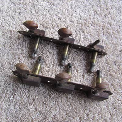 Kluson Deluxe No Line 3 On A Strip Tuners Vintage 1950's Needs New Buttons Fits Les Paul Jr & Others image 4