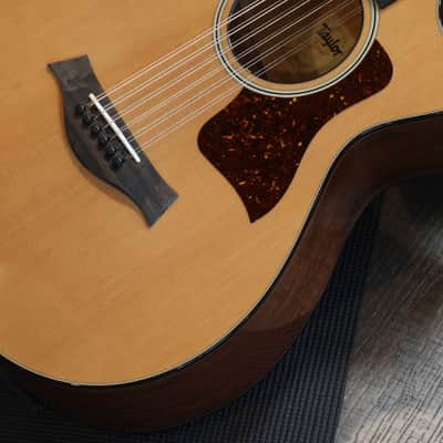 Minty! 2019 Taylor 552ce 12 String Red Cedar Mahogany Acoustic Guitar Natural + OHSC image 6
