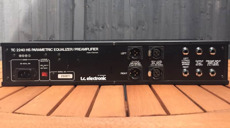 TC Electronic TC 2240 HS High Sensitivity 2-Channel Parametric Equalizer / Preamplifier image 2
