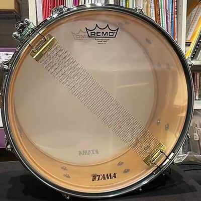Tama TMS1465SR ECB Star Maple Snare Drum / Emerald Sea Curly Maple Burst 14"×6.5" image 6