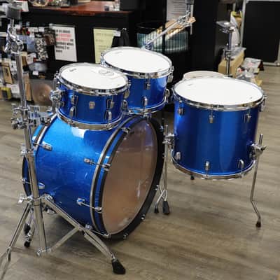 Ludwig Neusonic Mod2 4-Piece Shell Pack 10/12/16/22 (Blue Super Sparkle) image 3
