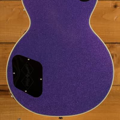 Epiphone Inspired By Gibson Custom Les Paul Custom - Amethyst Sparkle image 2