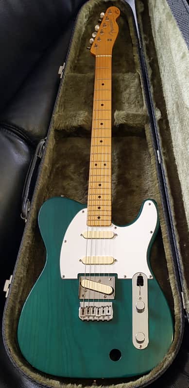 Fender Status Quo Francis Rossi Signature Telecaster. Japan 2003. Satin Trans Green. Super Rare!+H/C image 1