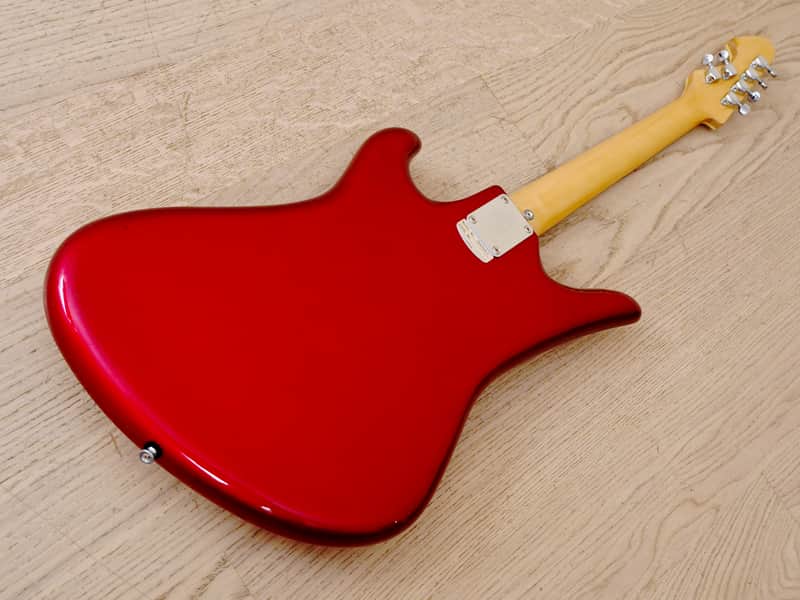 1990s Teisco Spectrum 5 Vintage Reissue Guitar Metallic Red Kawai