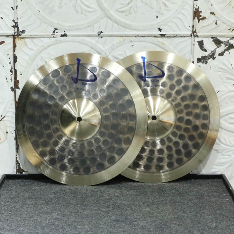 Koide D Series Half Turk Hi-hat Cymbals 14in (994/1382g) image 1
