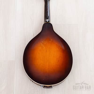 1948 Gibson EM-150 Vintage A-Style Electric Mandolin Sunburst w/ P-90, Case image 3