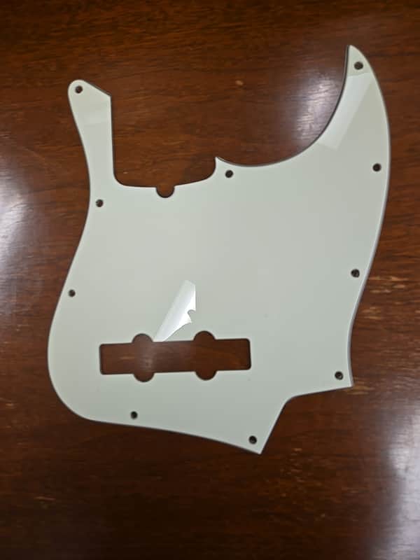 Fender Jazz Bass Guitar 10 Hole Genuine Light Lime Pickguard image 1