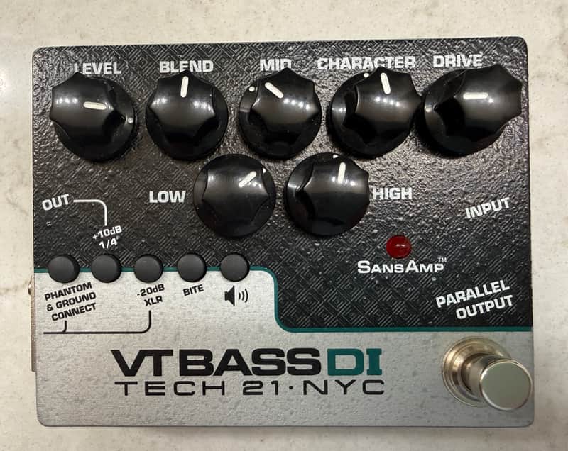 Tech 21 Sansamp VT Bass DI pedal image 1