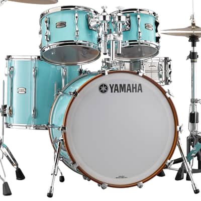 Yamaha New Recording Custom 4pc w/ 22x14 Bass Drum Shell Set - Surf Green - IN STOCK! image 1
