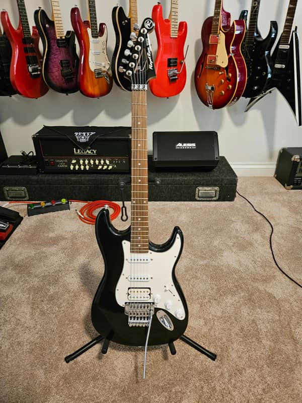 Floyd Rose Partscaster 2000’s - Black Gloss image 1