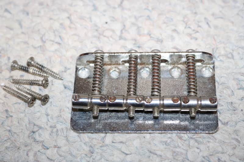 Vintage Original 1970s Fender Precision or Jazz Bass Bridge - No Tariffs image 1