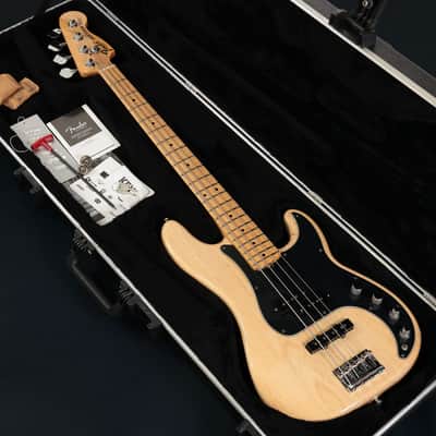 Fender USA American Deluxe Precision Bass Ash/Maple N3 Pickups Natural Fender [10048335] (06/15) image 7