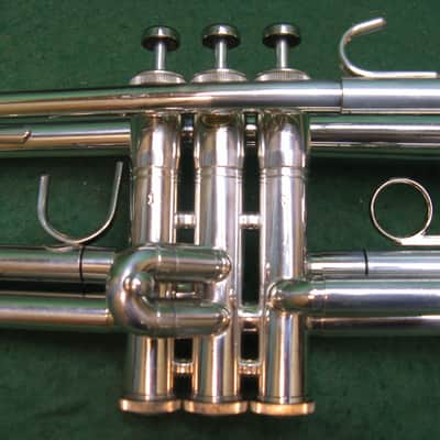 Accord by Blessing 1035 Intermediate Silver Trumpet USA - Reconditioned - Case & Blessing 7C MP image 6