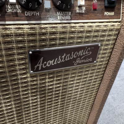 Fender Acoustasonic Jr. - Beige - 2- Channel Acoustic Guitar Amplifier image 2