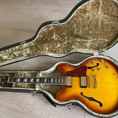 2002 Bacchus BSA-1200SB Sunburst ES-335 Vintage Custom Shop image 19