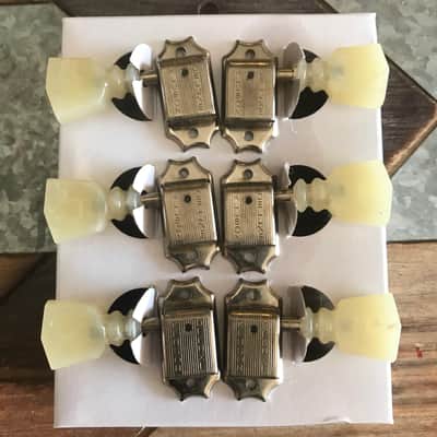 Real Life Relics Kluson Aged Nickel 3+3 Double Line Double Ring Tuning Machines KD-3-NPKDR image 2