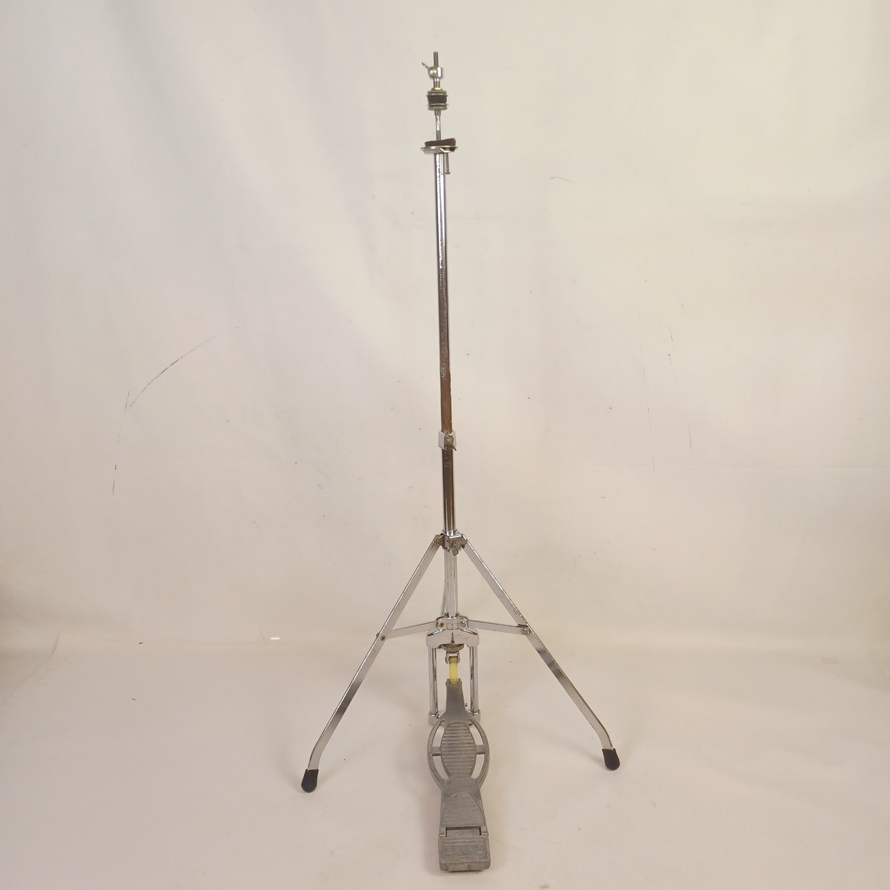 Ludwig 60s#1124"Big Beat" Hi-Hat Stand Tripod Base+Pedal Spur-Lok Vintage Cymbal — main photograph