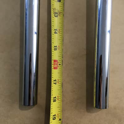 Two Vintage Drummer Kit 7/8” Diameter Percussion Drum Set Drums Percussion Tom Mounts 2 Arms Clamps image 16