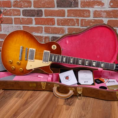 Gibson Custom Demo Shop '59 Reissue Les Paul Standard Flame Maple Top Iced Tea Burst 2020 w/OHSC image 2