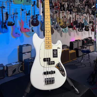 Fender Player II Mustang Bass PJ - Polar White with Maple Fingerboard, Free Plek! 463 image 2