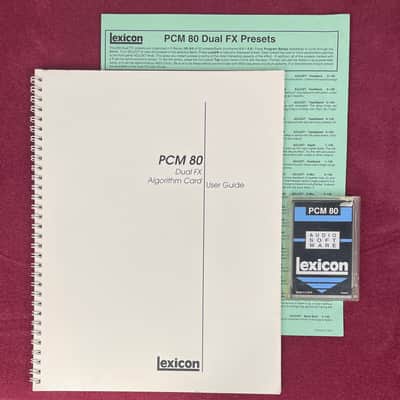 Lexicon PCM 80 Dual FX V1.0 Algorithm Card image 7