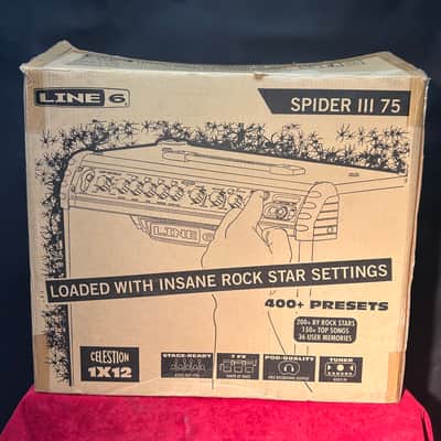 Line 6 Spider III 75 75-Watt 1x12" Digital Modeling Guitar Combo 2006 - 2009 - Black image 14