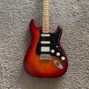 Fender Player Stratocaster HSS Plus Top 2020 MIM Cherry Burst Maple Neck Guitar
