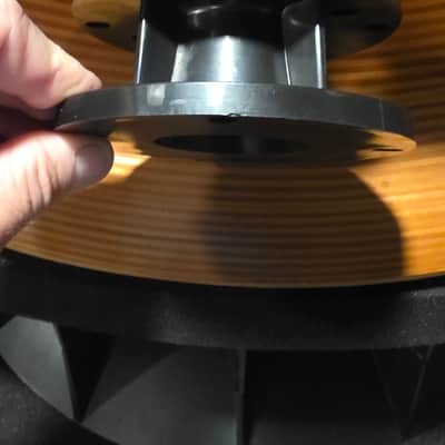 Horn Adaptor 1.4" - 2" Black ABS Plastic image 2