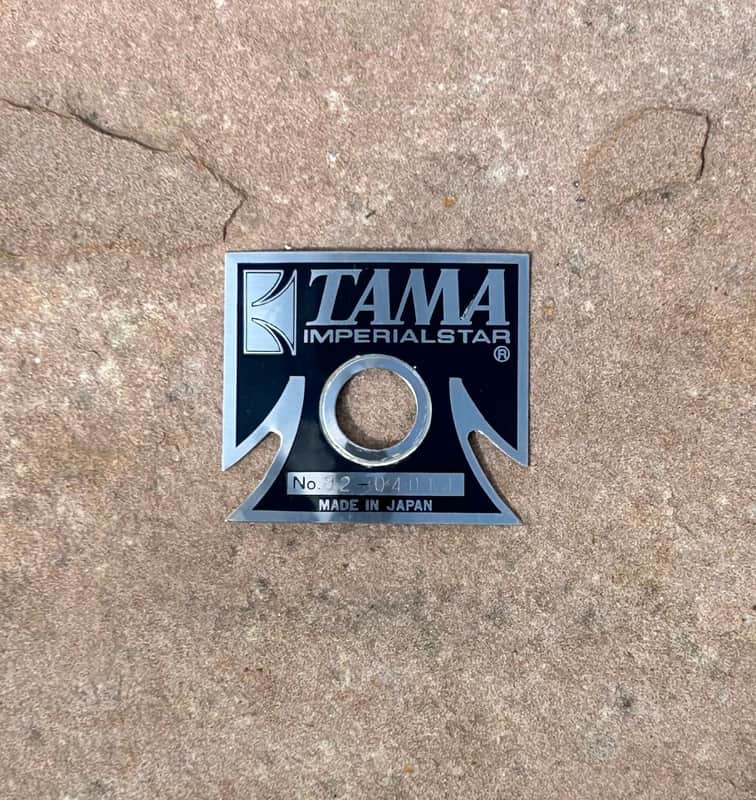 1982 Tama Imperialstar "T" Drum Badge Mastercraft image 1
