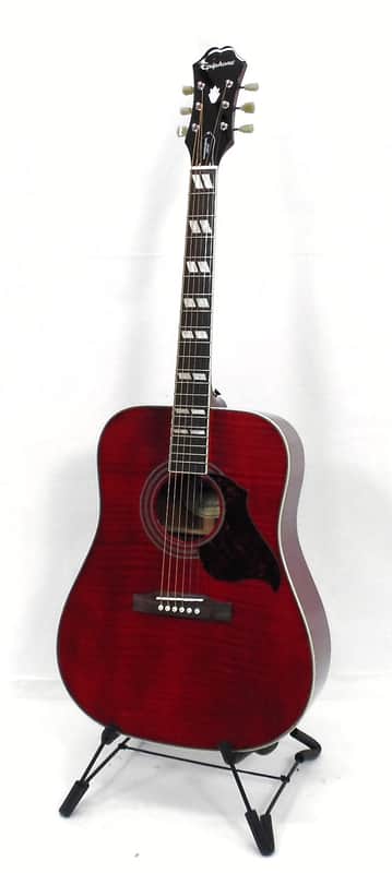 Epiphone Hummingbird Artist Cherry Faded Cherry image 1