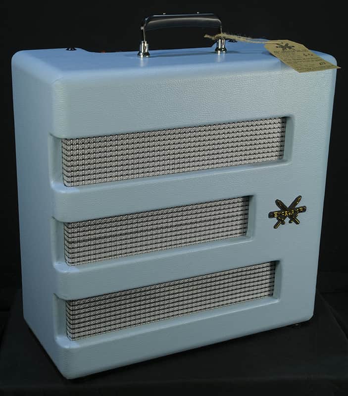 Fender Excelsior Pro Pawn Shop Series 13-Watt 1x15" Guitar Combo 2013 - 2014 - Sonic Blue image 1