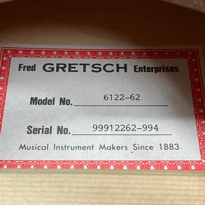 1999 Gretsch 6122-62 Country Classic II Country Gentleman Electric Guitar w/OHSC image 22