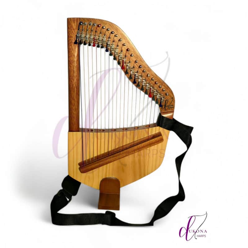 Dukona Internationals Dukona 22-Strings ACF Lyre Harp 2026 - Mohagany with Spruce soundboard image 1