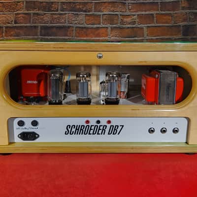 Schroeder 2011 DB7 Custom 40-Watt Head RARE Pamelina Hand-Painted Shell - Serial #48 image 12