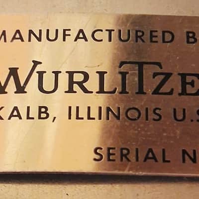 Rare Great Condition 1975' Wurlitzer 207VA image 20