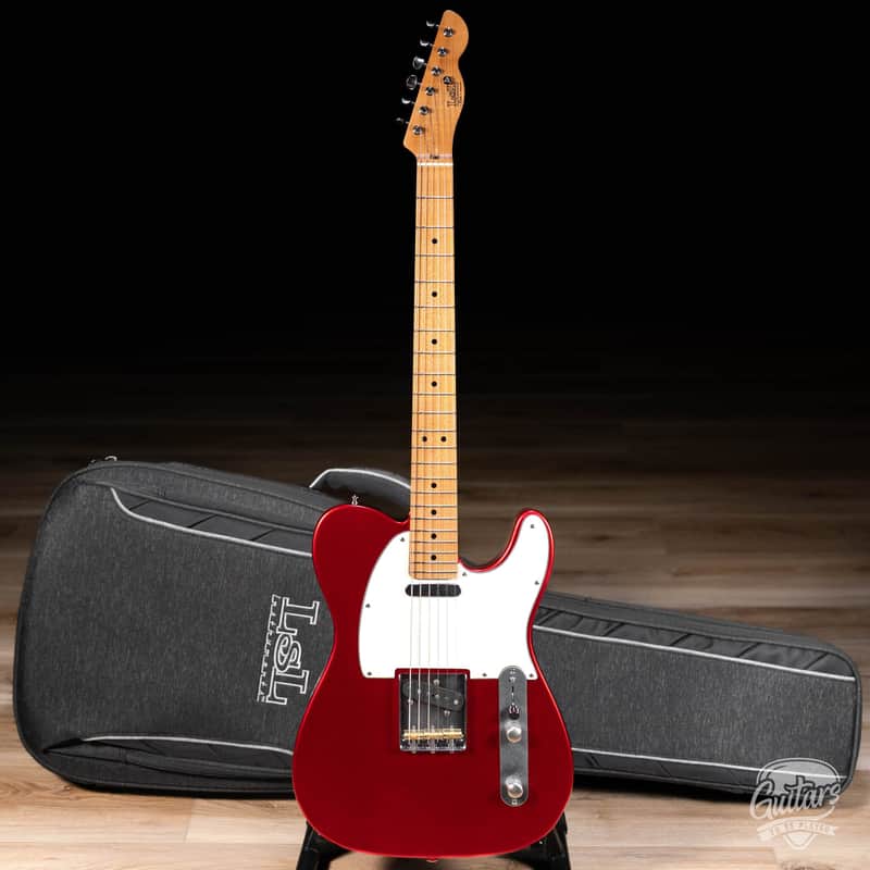 LsL Instruments T Bone ERA 22 Fret Maple Neck w/ LsL Pickups – Candy Apple Red