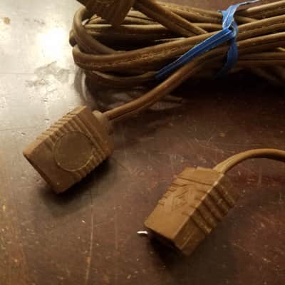 One (1) GE etc. Electric Disconnect Plug Power Cord Cable Non-polarized narrow Rectangle 1961 image 9